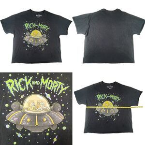 Rick & Morty Shirt Size 3XL Black color Adult Swim Cartoon Network